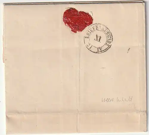 Preußen Kompl. Brief an die "..Preußische Gesandschaft zu Dresden"