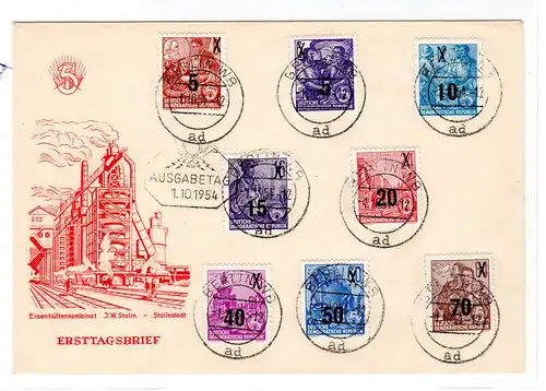 DDR, FDC. Mi.-Nr. 435-442, FA. Mayer