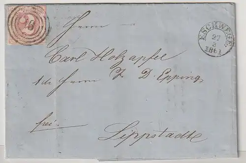 Thurn&T.: Brief ab 16 Eschwege mit EF 16, tiefgeprüft