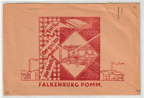 Reklameumschlag: Falkenburger Ziegel