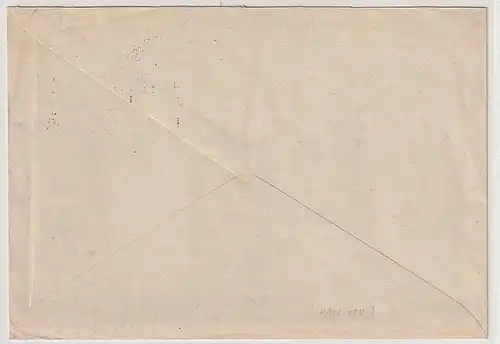 Posthornbrief mit 1/2 HAN