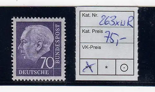 Heuß-Rollenmarke 70 Pfg. **