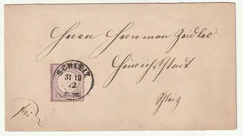 DR, Mi.-Nr. 1 EF auf Ortsbrief, Befund Jschke-Lantelme