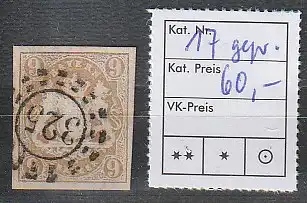 Bayern Nr. 17, gest., bestgeprüft Sem BPP