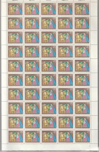 Berlin: Weihnachten, 1972, im kompl. Schalterbögen