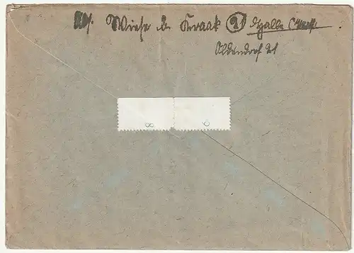 Luftfeldpost Heimat - Front, mit MeF 1B, 29.5.44