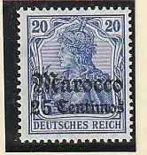 DPost Marokko Nr. 37a, postfrisch ** (MNH)