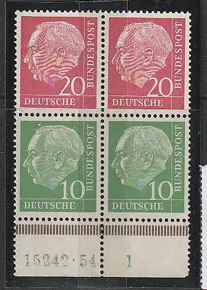 10 Pfennig Heuß mit HAN, ** (MNH)