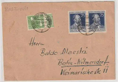 Berlin: Ortsbrief 10-fach Frankatur mit Stefan-Marke im Paar