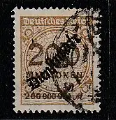 Dt. Reich Dienstmarke D 83a, gestempelt, Befund Meyer