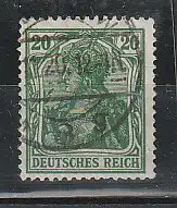 DR/Infla: Nr. 143 in c-Farbe, gestempelt, Befund Bechthold