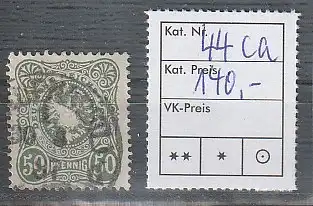 DR Nr. 44 in der Farbe ca, gestempelt, geprüft