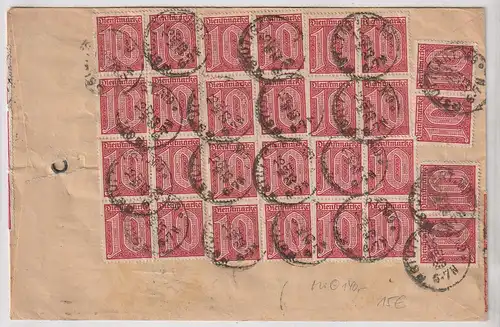 Infla: Dienst-Drucksache mit Massenfrankaturen, geprüft