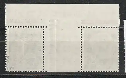 Heuß-Zusammendruck WZ 15a YII, postfrisch **, geprüft