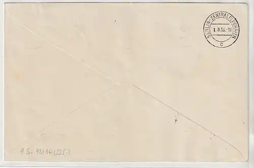 Zeppelin-Olympiafahrt 1936 mit kompl. Olympiasatz