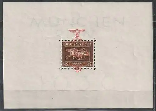 3. Reich: Block 10 postfrisch (MNH), geprüft Schlegel BPP