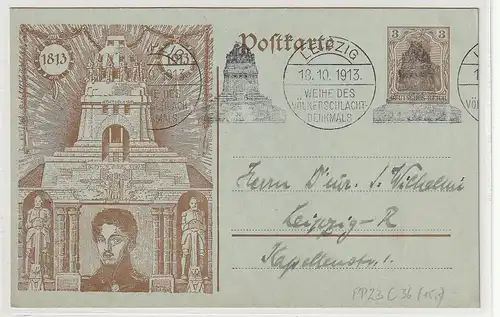 DR Privatganzsache Völkerschlachtdenkmal