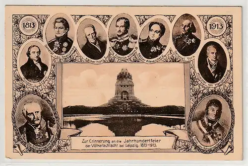 DR Privatganzsache Völkerschlacht-Jahrhundertfeier