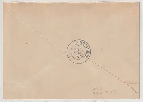 Bund R-Btief mit "100 Jahre dt. Briefmarken"