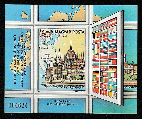 Ungarn - Block KSZE, geschnitten, postfrisch (MNH)