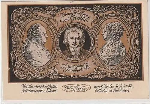 BAZ: Goethe-Satz auf schöner Goethe-Karte