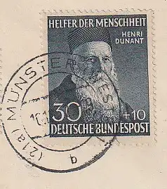 BRD, R-Fernbrief mit Mi.-Nr. 157-159 (Dunant u.a.)