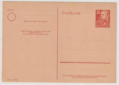 SBZ: Ganzsache P 37/02, ungebraucht