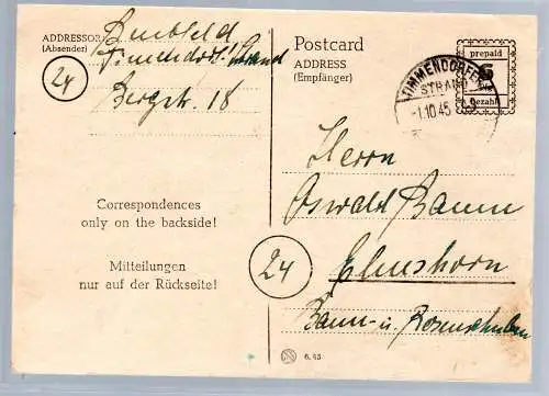 Behelfsganzsache, P 792 II, bedarfsgebraucht.