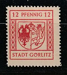 Lokalausgabe Görlitz: Nr. 8y, ** (MNH), geprüft
