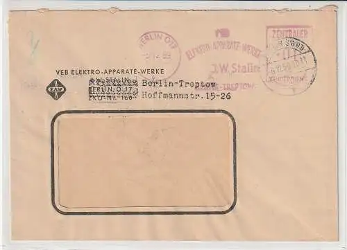 ZKD-Brief mit Freistempel "EAW J.W.Stalin"