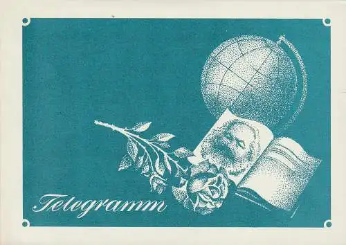 50 Schmucktelegramme der DDR-Post