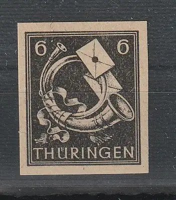 Thüringen Nr. 95P (Probedruck); Fotoattest Dr. Jasch