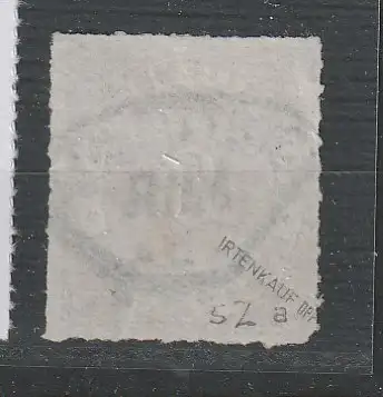 Württemberg Nr. 40a in Variante "sZ" (sog. schraffierte Zahl), gepr.