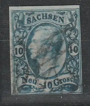 Sachsen Nr. 13 a, gest., Kurzbefund Rismondo BPP