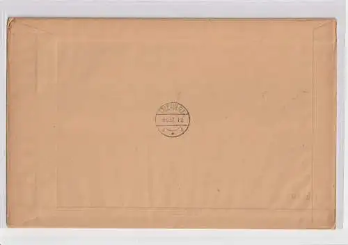 Danzig: Block 2 u.a. auf Großbrief von der DAPOSTA 1937