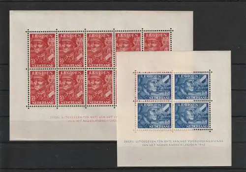 Niederländische Legion - Block 1 + 2, ** (MNH)