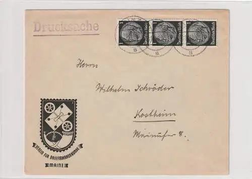 Reklameumschlag: "Verein für Briefmarkenkunde", Mainz