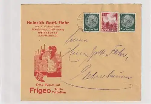 Reklameumschlag: "Frigeo-Trinktabletten", Geinhausen