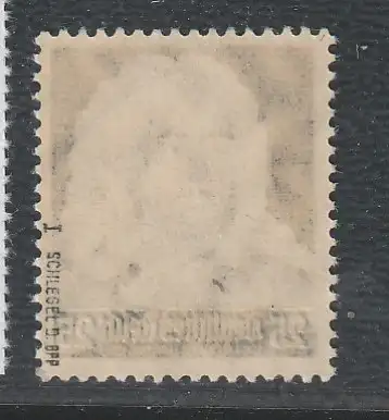 DR: Händel-Marke mit PF I, ** (MNH), geprüft