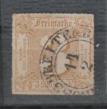 Thurn&Taxis: Nr. 50, Ortsstempel Grossbreitenbach, gepr. Sem BPP