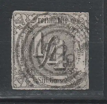 Thurn&Taxis: Nr. 35, Nrn.-Stempel 298, KBefund Sem BPP