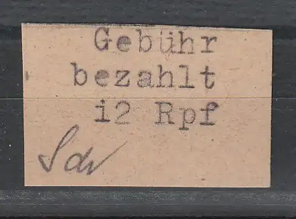 Titisee Mi.-Nr. 2, ** (MNH), mehrfach geprüft, u.a. Richter und Zierer BPP