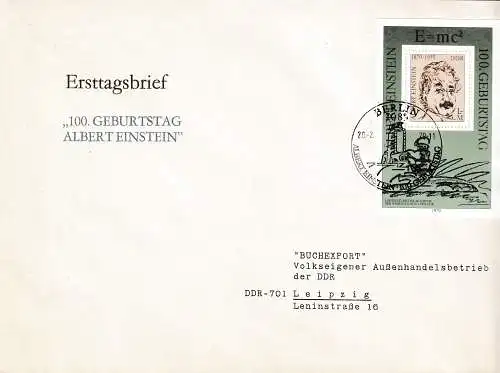 DDR, FDC Block 54:  Einstein