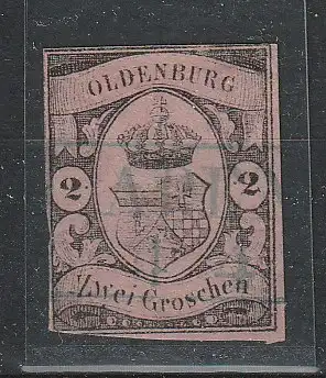 Oldenburg Nr. 7, gest., KBefund Stegmüller (leichte Mängel)