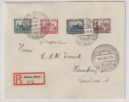 DR: Satzbrief Nothilfe 1930 als Einschreiben gelaufen; Pracht