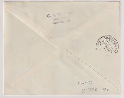 DR: Satzbrief Nothilfe 1930 als Einschreiben gelaufen; Pracht