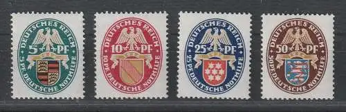 Nothilfesatz 1926, geprüft, postfrisch, MNH