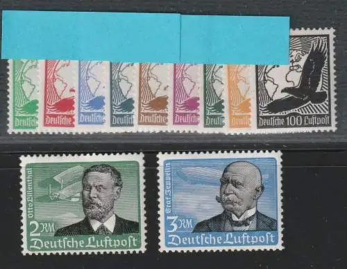 DR: Flugpostsatz 1934 postfrisch (MNH)