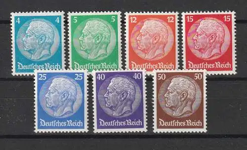 DR: 1. Hindenburg-Satz, ** (MNH), Befund Schlegel