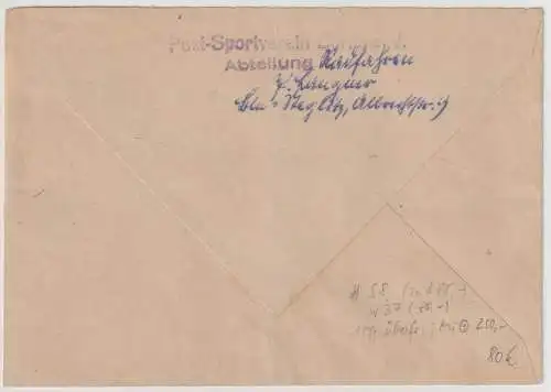 Berlin, Bedarfs-Ortsbrief mit Mi.-Nr. S8, W37, 